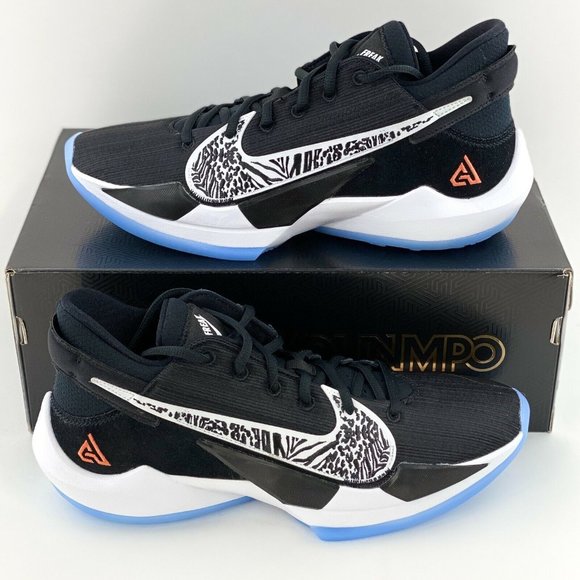 Nike Other - NEW Nike Zoom Freak 2 Black White Men's Basketball Sneakers Shoes